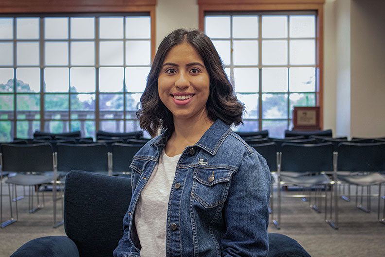 Ariana Cardenas is researching language teaching techniques at Elmhurst College.