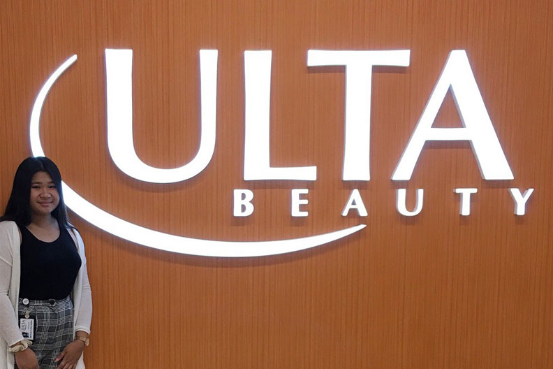 Alissa Bulaon landed an internship with Ulta Beauty.