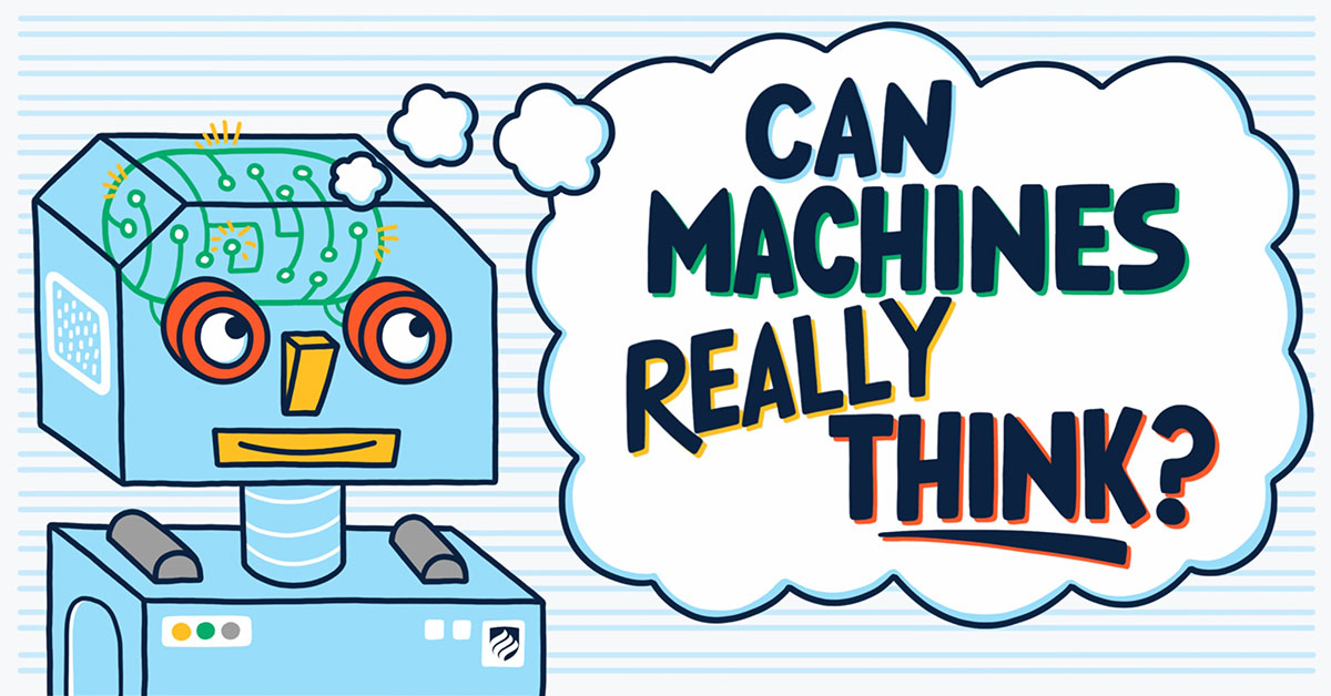 Can machines think? The answer might surprise you, given the great strides that have been made in machine learning.