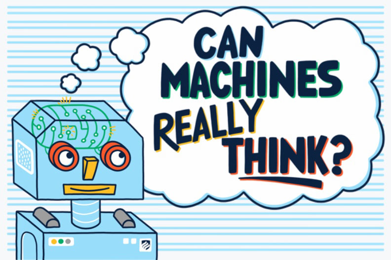 Can machines think? The answer might surprise you, given the great strides that have been made in machine learning.