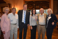 Elmhurst University alumni and President Troy D. VanAken at the President's Road Trip event in Naples, FL.