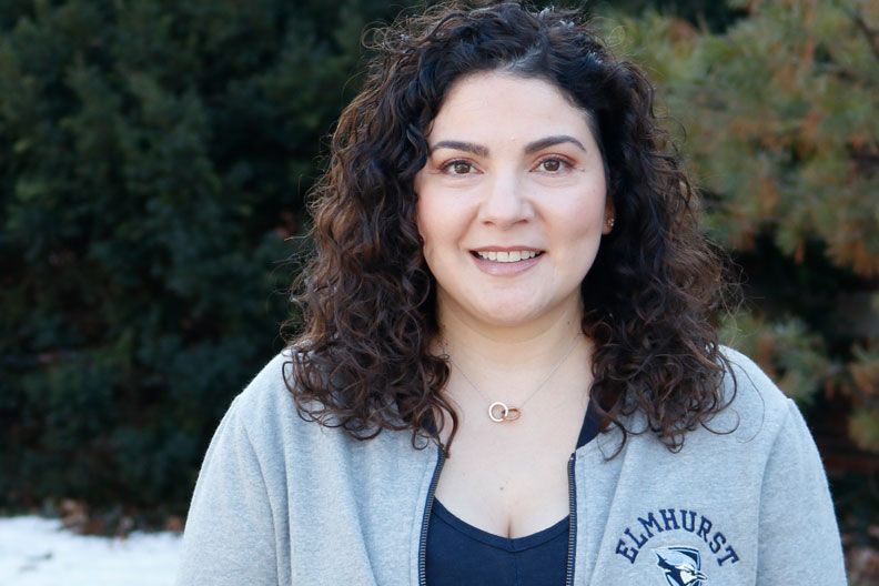 Portrait photo of Elmhurst University accounting and information systems student Elena Santiago.