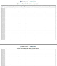A thumbnail image link to the Learning Center resource: Blank Semester Planning Template