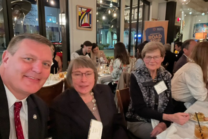 A group of guests at the President's Road Trip Los Angeles event.