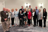 Group photo of the attendees at the 2022 President's Road Trip Naples event.