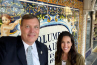 Troy and Annette VanAken at the 2022 President's Road Trip Tampa event.