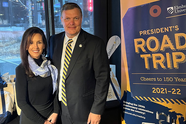 Troy and Annette VanAken at the 2022 President's Road Trip Denver event.
