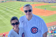 Elmhurst University First Lady Annette VanAken and President Troy D. VanAken at the Mesa, AZ, President's Road Trip event.