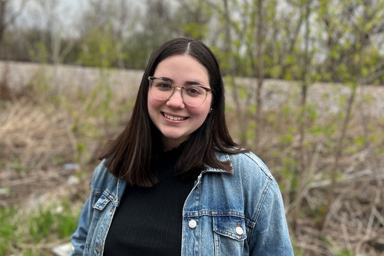 Hailey Nicholas is the first recipient of a Udall scholarship in Elmhurst University's history.
