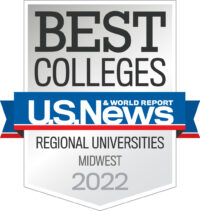 2022 U.S. News and World Report Best Colleges rankings badge for Best Regional Universities