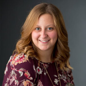 Amy Kerulis, graduate of the Industrial/Organizational Psychology master's program.