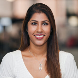 Priya Devineni, graduate of the Industrial/Organizational Psychology master's program.