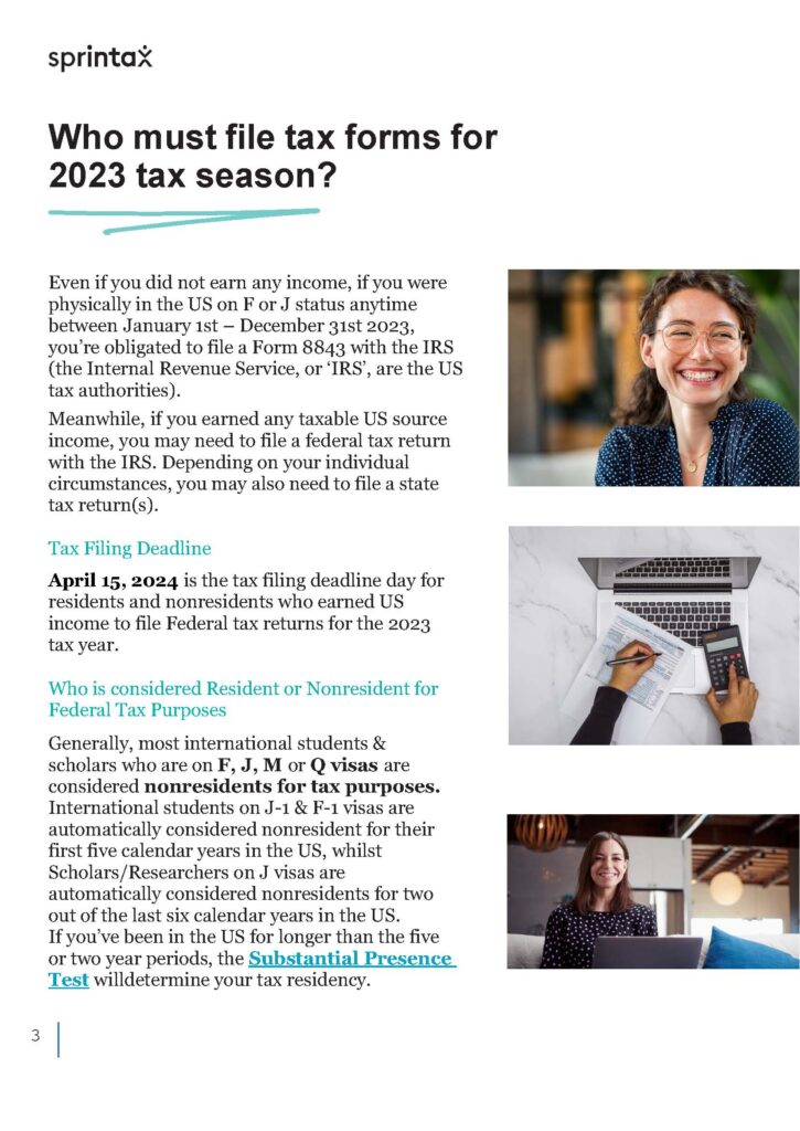 tax filing 2023 infographic